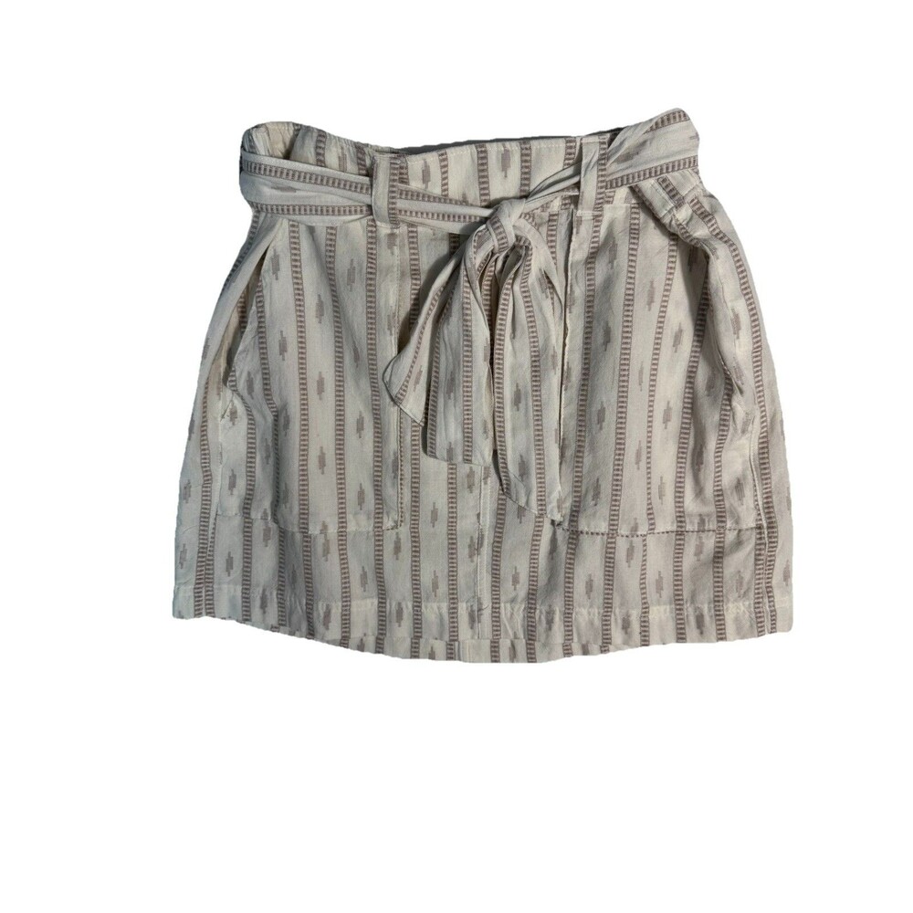 NWT OLD NAVY Women's Striped Tie Waist BOHO Ivory/Beige Size M - Picture 3 of 10